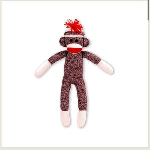 Sock Monkey-  Plush Item